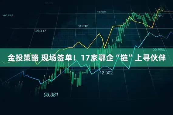 金投策略 现场签单！17家鄂企“链”上寻伙伴